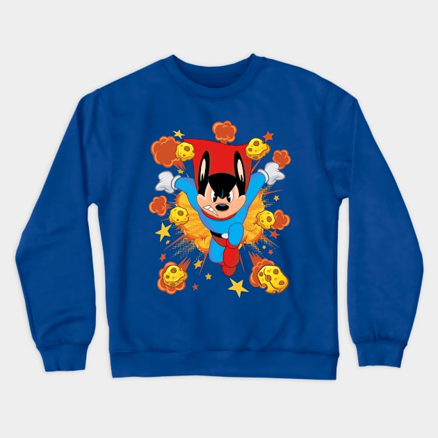 MOUSE OF STEEL Crewneck Sweatshirt by CV_GRAPHICTEEZ